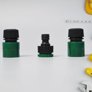 Garden Hose Nozzle Set – 4-Piece Durable Plastic | Grow Garden Tools