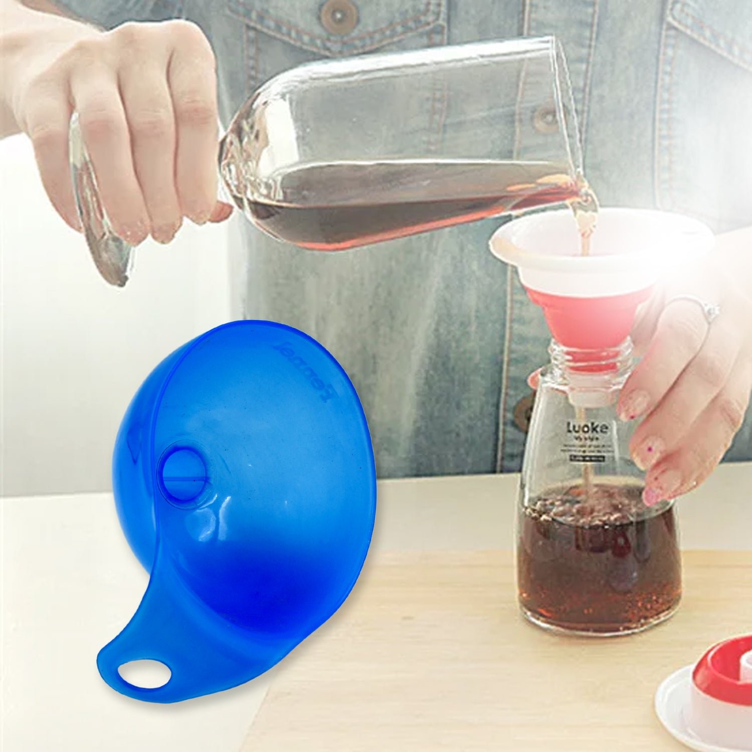 Plastic Funnel – Food Grade Kitchen Pouring Tool | Vastate