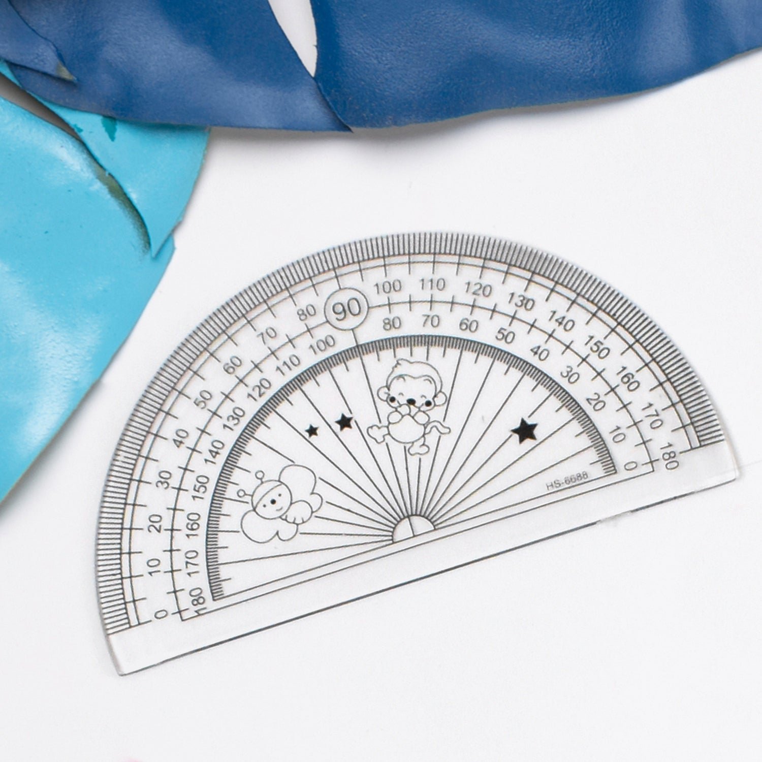 Giraffe Ruler Set – Durable 4 Pc Plastic Measuring Tools