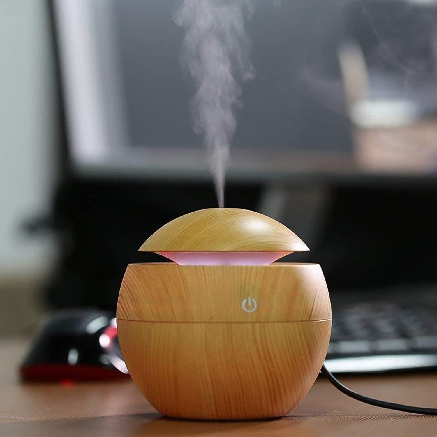 USB Desktop Humidifier – Ultrasonic LED Aroma Diffuser | Airvanta