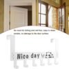 Over Door Hook Hanger Rack – Heavy-Duty 6-Hook Organizer