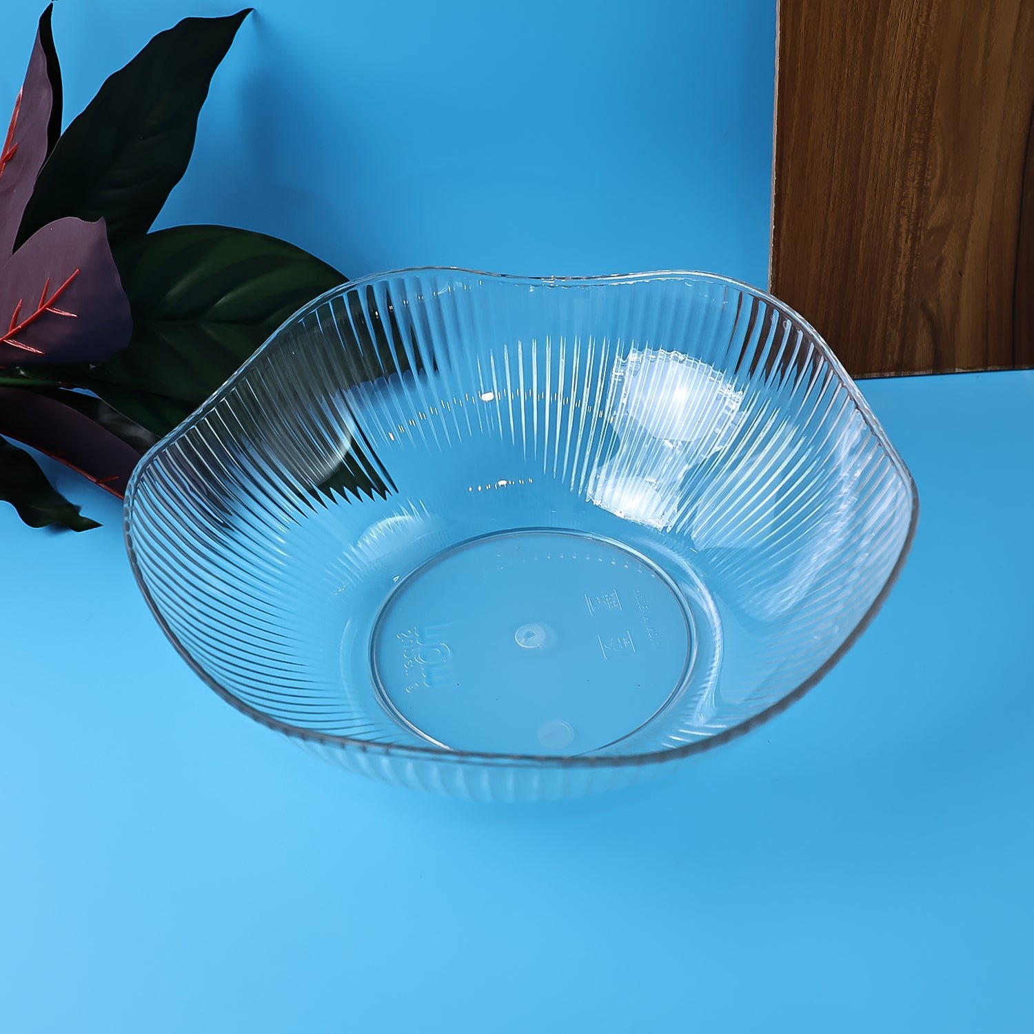 Plastic Fruit Storage Basket – Durable & Elegant Ripple Design
