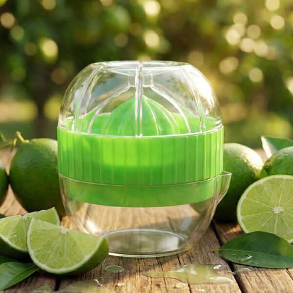 Manual Citrus Juicer – Splash-Free Juicing with Bowl & Cover
