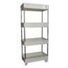 4 Layer Kitchen Rack – Durable Steel & Plastic Storage