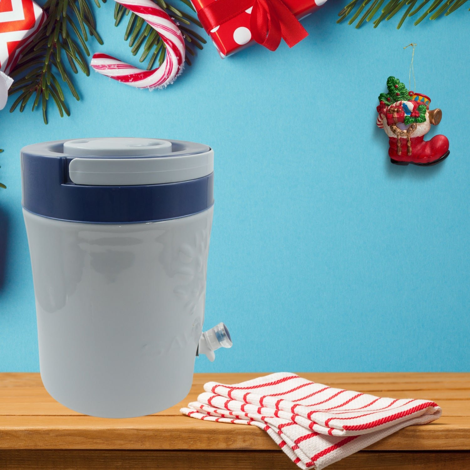 Insulated Water Jug 5000ml – Leakproof Travel Cooler | Nekza