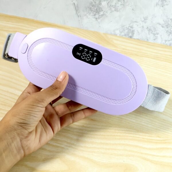 Menstrual Cramp Relief Belt – Rechargeable Heating Pad | Velvet Wellness