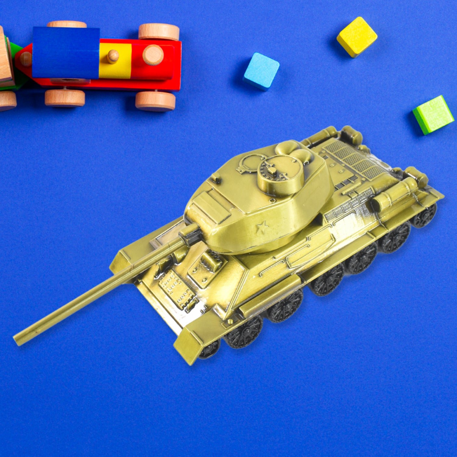 Iron Art Tank Model – Retro Vintage Desktop Decoration