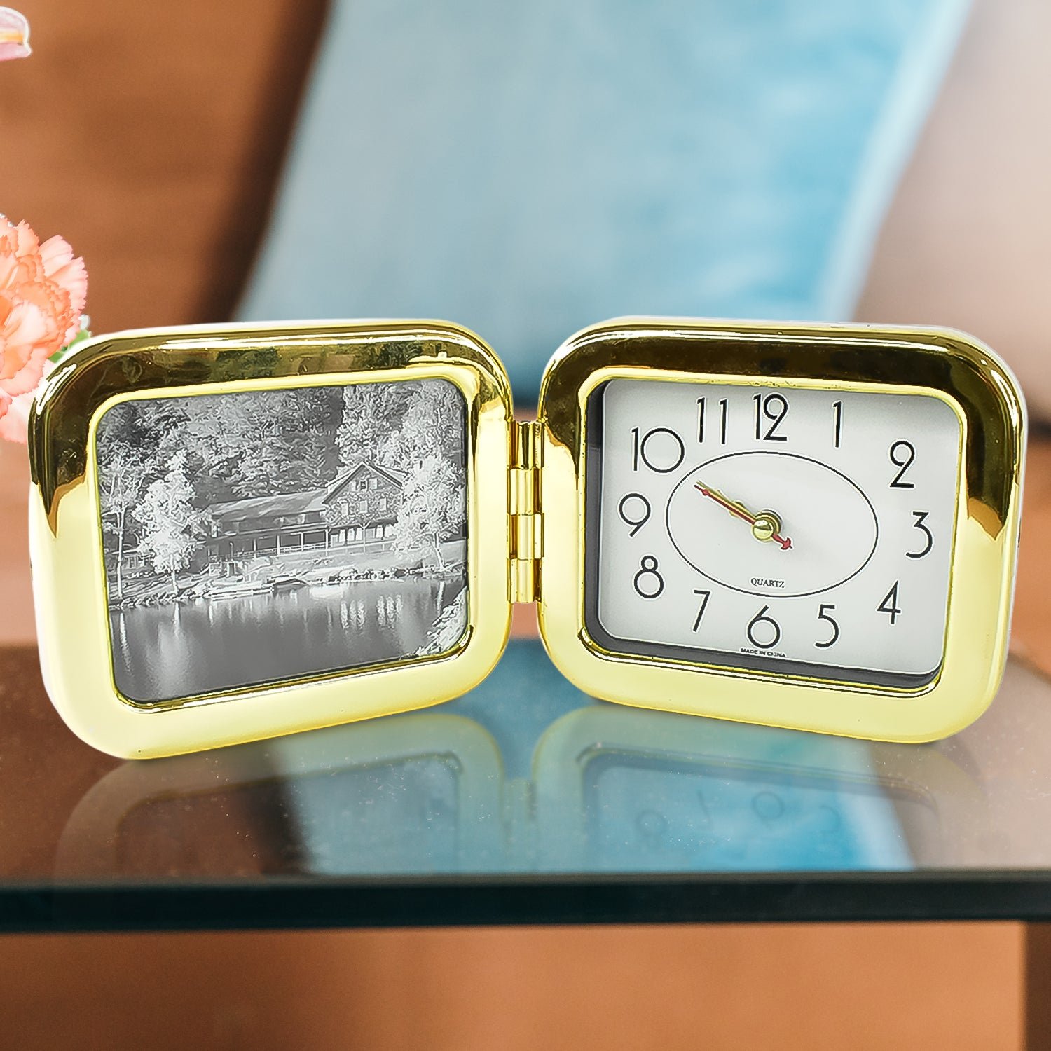 Foldable Desk Clock – Portable, Space-Saving Timepiece | VoltDesk