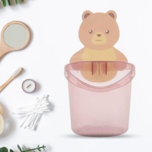 Teddy Bear Toothbrush Holder – Wall Mount, Self-Adhesive | BrushedUp