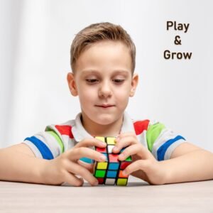 Rubik's Cube 3x3 – Brain Teaser Puzzle & Skill Builder | Play & Move