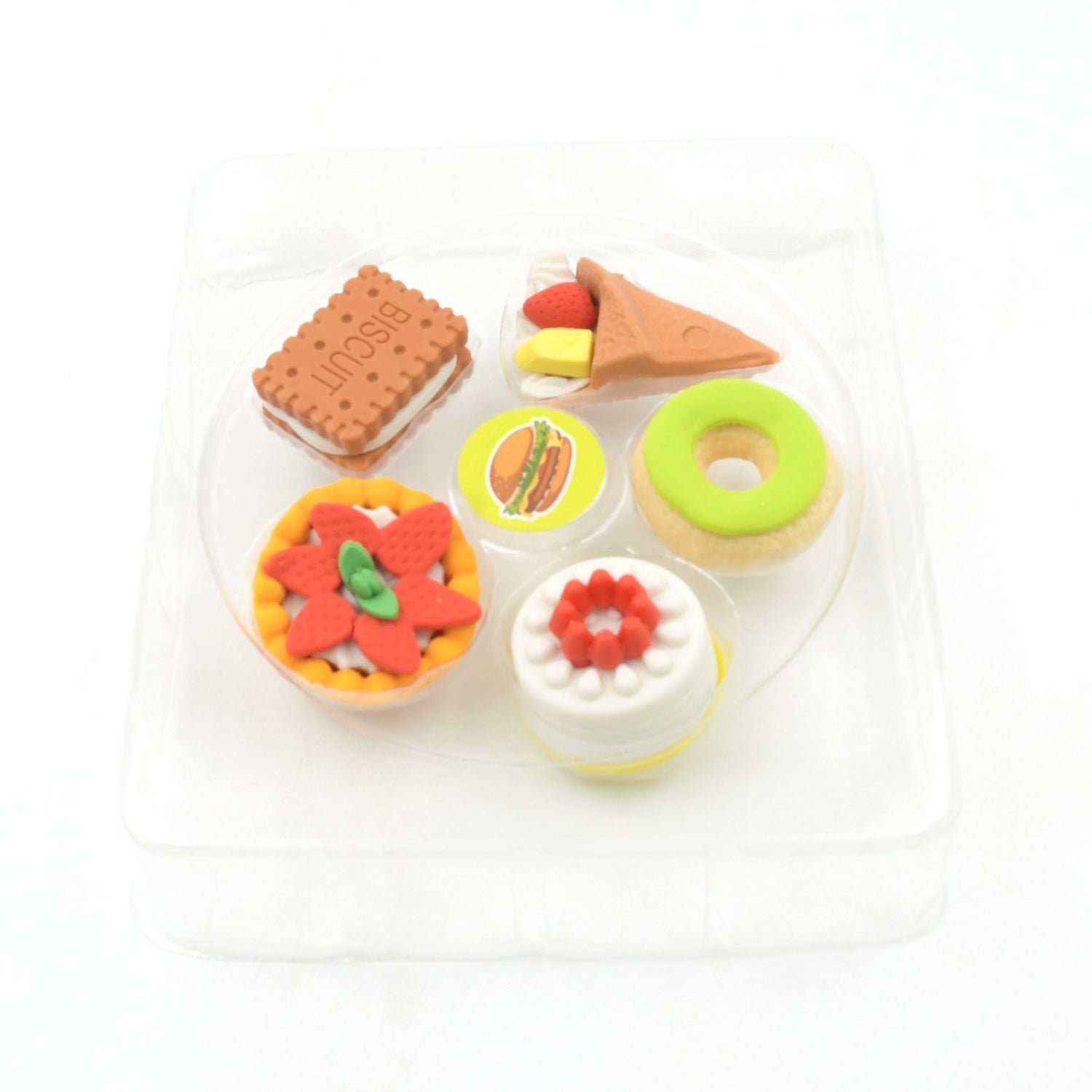3D Fast Food Erasers – Cute 5 Pcs Set for Kids | TinyTrendy