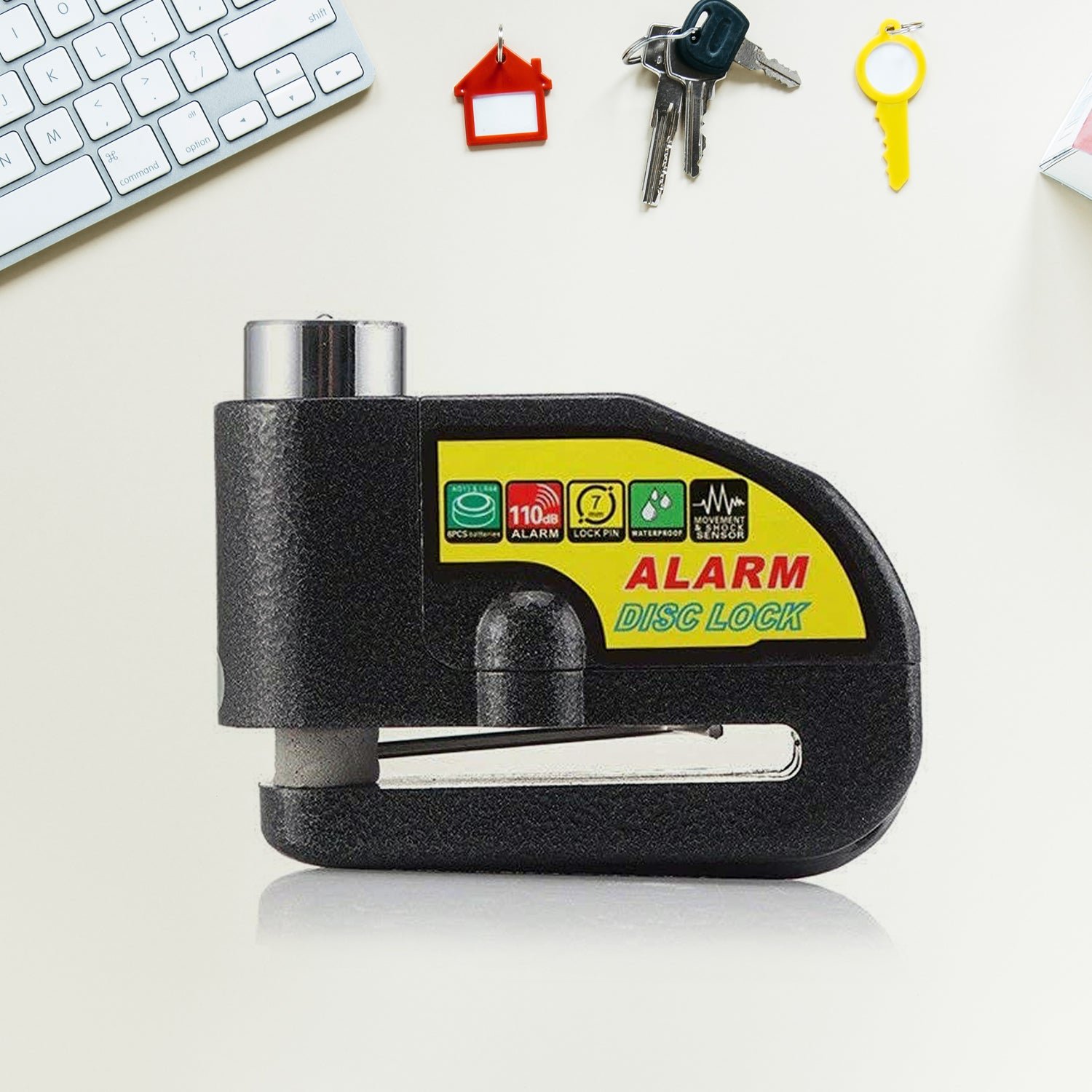 Alarm Disc Lock – Motorbike Anti-Theft with 110dB Siren