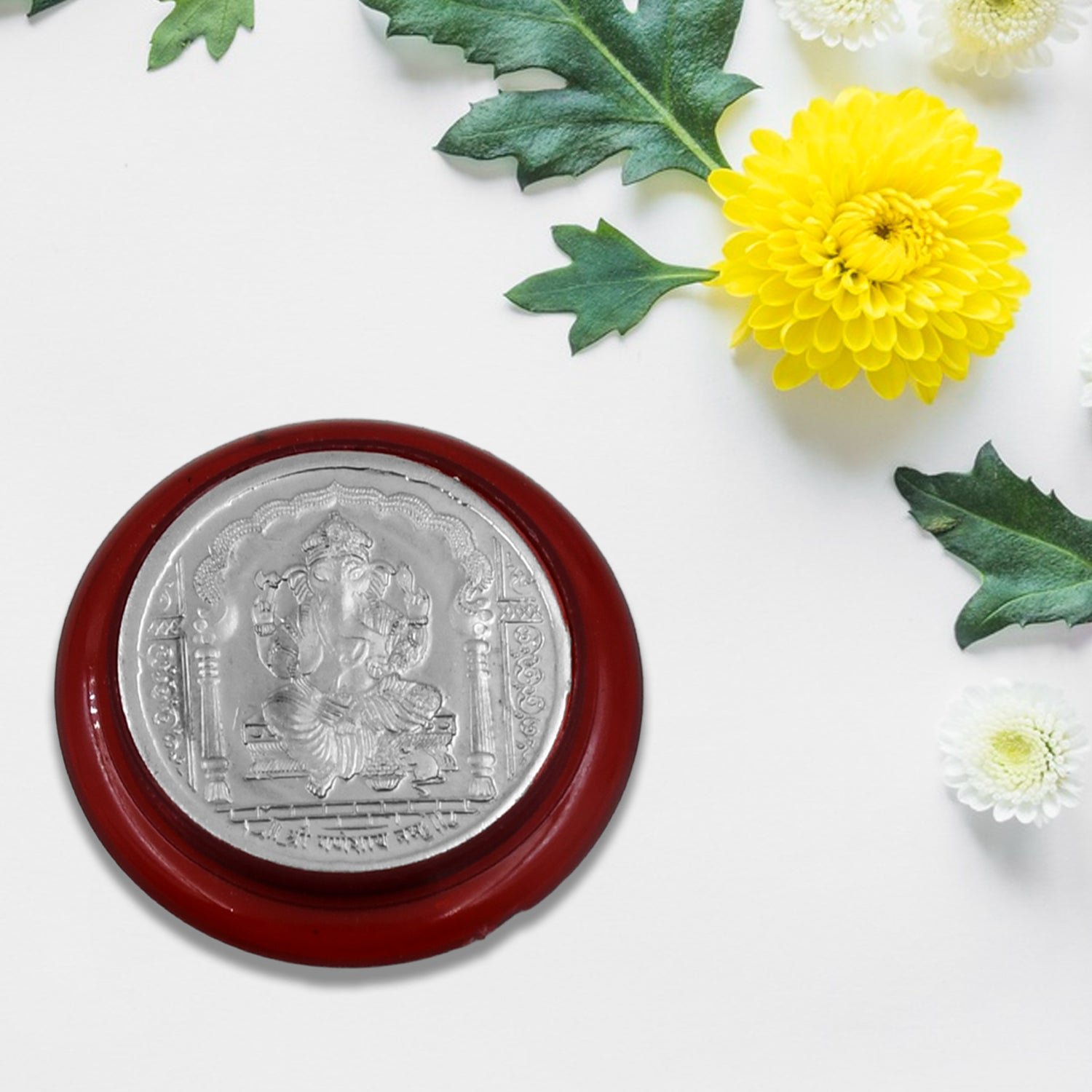 Decorative Ganesh Coin – Auspicious Pooja & Gift | Giftoiza