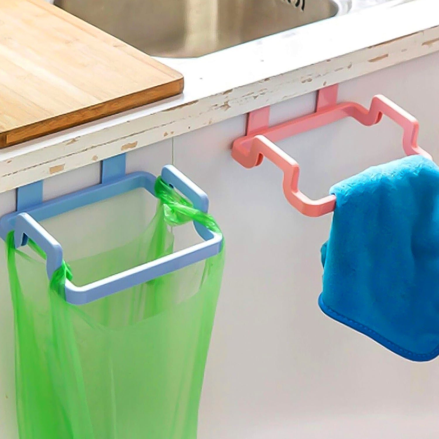 Garbage Bag Holder – Kitchen Door & Cupboard Storage | Storenzo