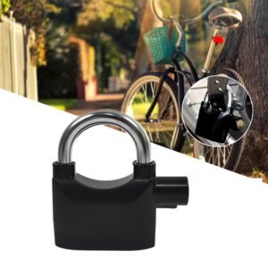 Siren Alarm Lock – Waterproof Anti-Theft Padlock | VelvaBloom