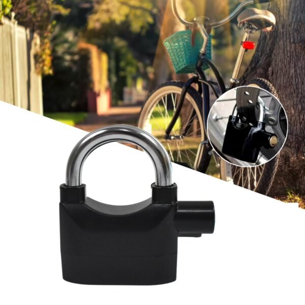 Siren Alarm Lock – Waterproof Anti-Theft Padlock | VelvaBloom