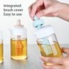 Glass Oil Dispenser with Brush – Borosilicate Kitchen Bottle | Own Hydrate