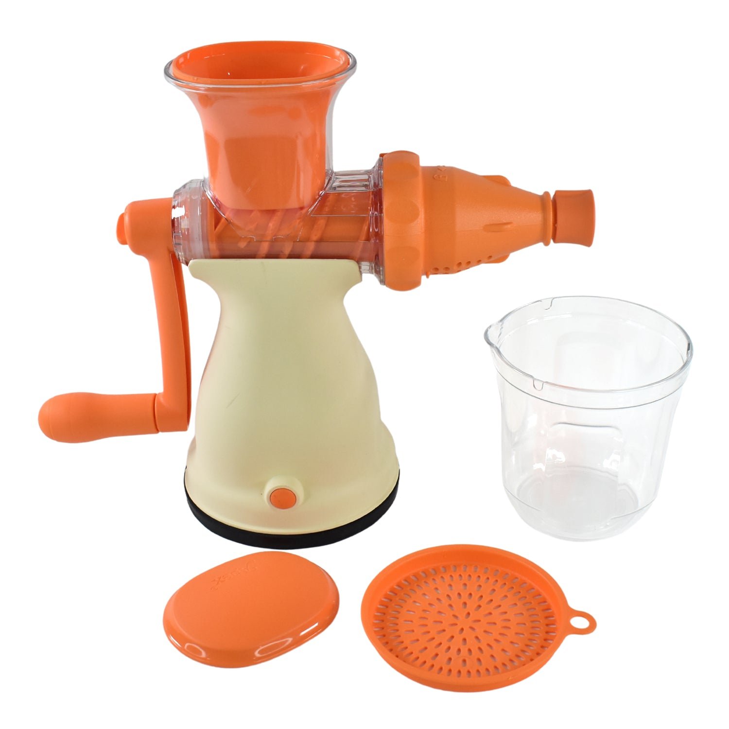 Manual Carrot Juicer – Heavy-Duty Vacuum Base for Easy Fresh Juice