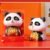 Solar Panda Car Decor – Moving Dashboard Showpiece | Velvet Wheels