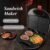 Electric Sandwich Maker – 750W Non-Stick Panini Grill | FirePot