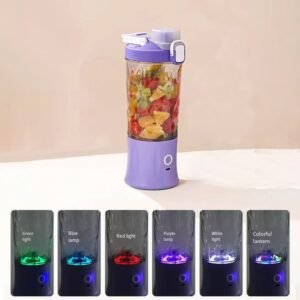 Portable Juicer – USB Rechargeable, 8 Blades & 600ml | Indo Glow