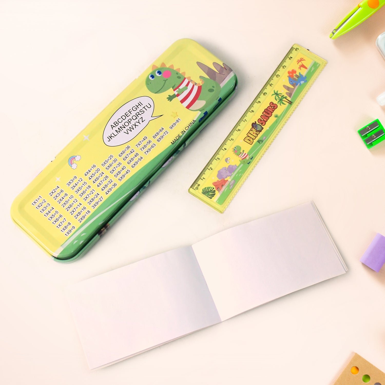 Dinosaur Kids Stationery Set – Complete Fun School Kit