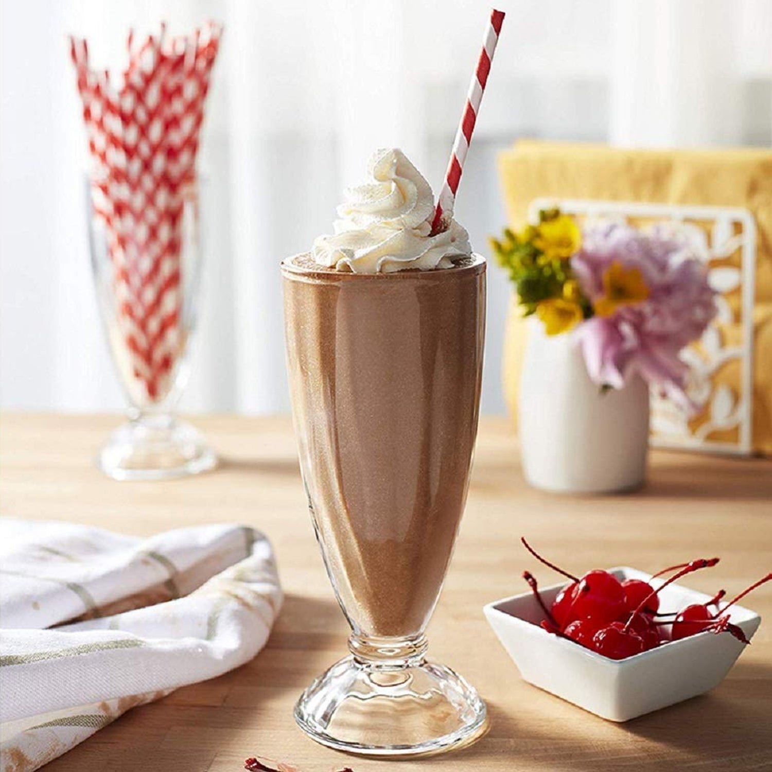 Dessert & Falooda Glasses – Premium 400ML Set of 6