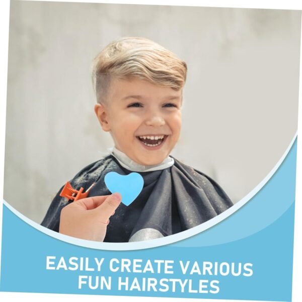 Haircut Design Stencil Set – 6 Unique Precise Molds