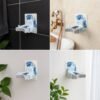 Mop & Broom Holder Clip – Strong Adhesive & Side Hook