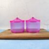 Dry Fruit Storage Jars – Luxury Transparent Plastic Set of 2