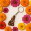 Bal Krishna Keychain – Durable Metal Devotional Accessory