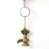 Lord Shiva Shivaling Metal Keychain – Durable Spiritual Accessory