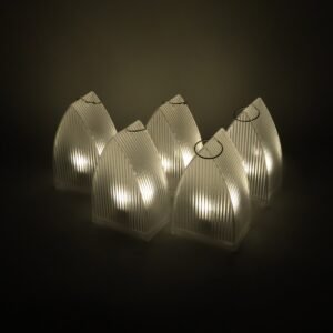 LED Flameless Lantern Lights – Safe & Elegant 5-Pc Set