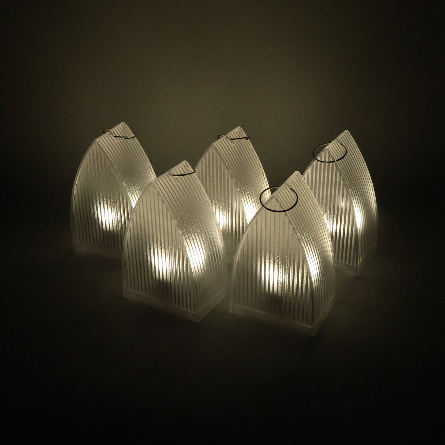 LED Flameless Lantern Lights – Safe & Elegant 5-Pc Set