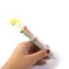 10-in-1 Multicolor Ball Pen – Smooth Writing with Cute Character Design