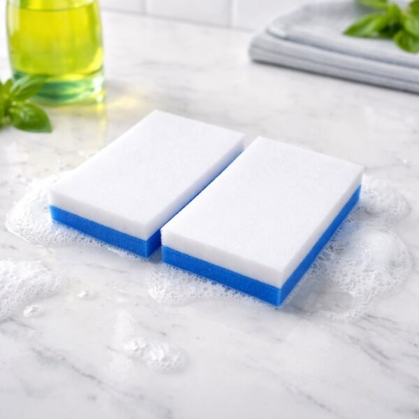 Cleaning Sponge Eraser Pads – Dual Layer Multipurpose Set