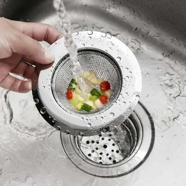 Kitchen Sink Drain Strainer – Small 7cm Stainless Steel Stopper