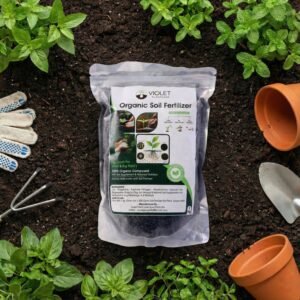 Organic Soil Fertilizer – Natural Compost for Healthy Home Gardening