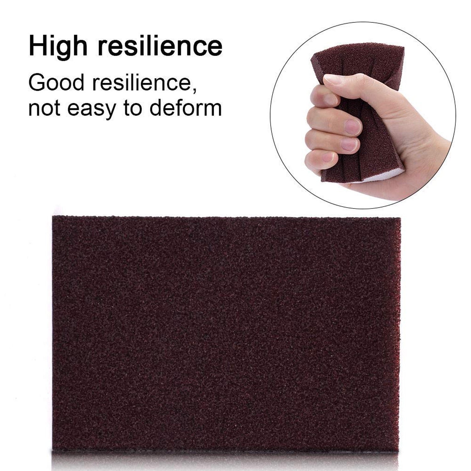 Kitchen Cleaning Sponge Scrub Block – Compact & Durable 7x7 cm