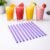 Reusable Plastic Drinking Straws – Pack of 10 Durable Straws