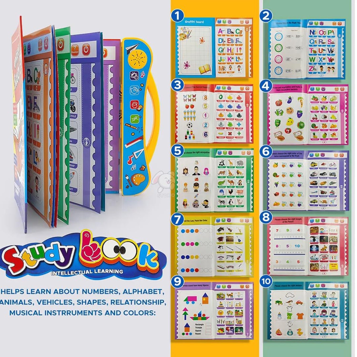 Interactive Learning Book for Kids – Sound & Phonics Fun