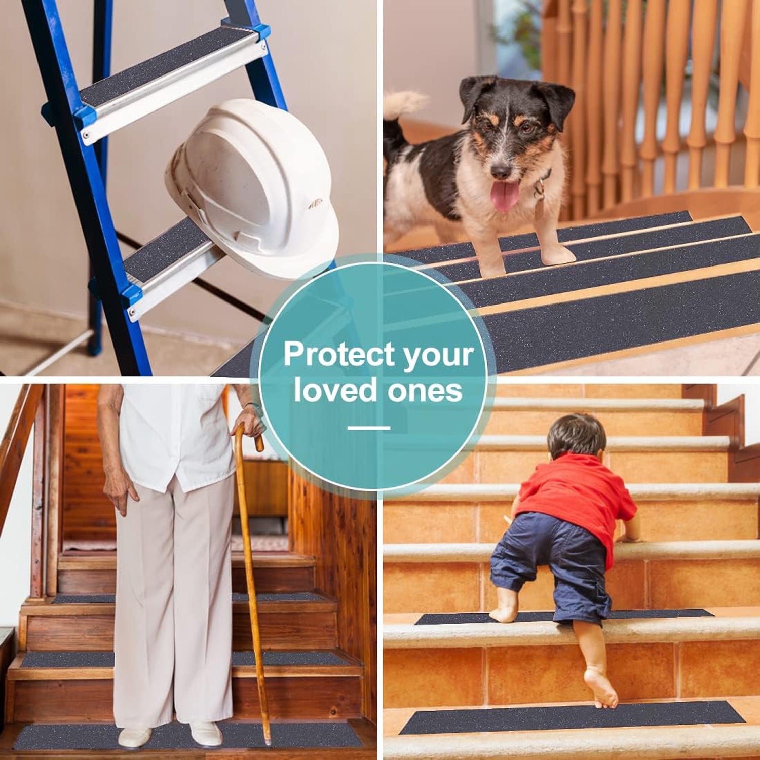 Anti-Slip Safety Grip Tape – Heavy Duty Non-Skid Tape 5 cm x 5 m