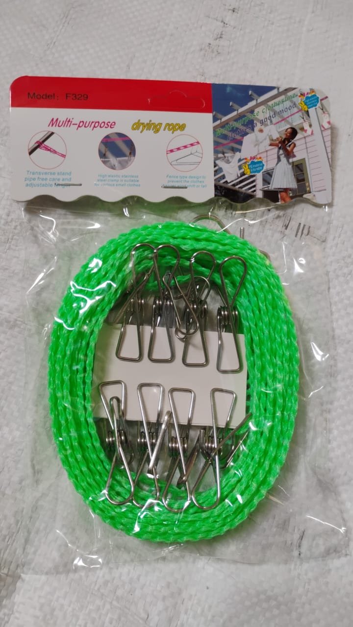 Stainless Steel Clothes Pegs – Durable Laundry Clips with Rope