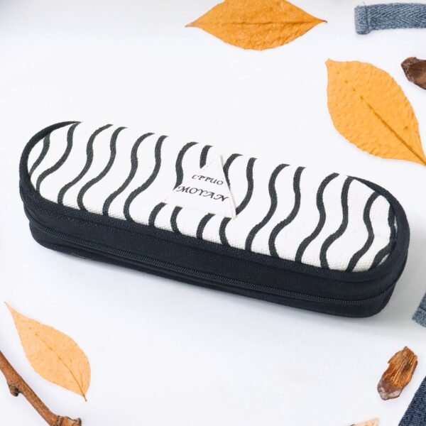 Zipper Pencil Pouch – Durable & Stylish Stationery Organizer (Mix Design)