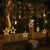 LED Curtain Lights – 12 Star Warm White for Home & Diwali | Giftoiza