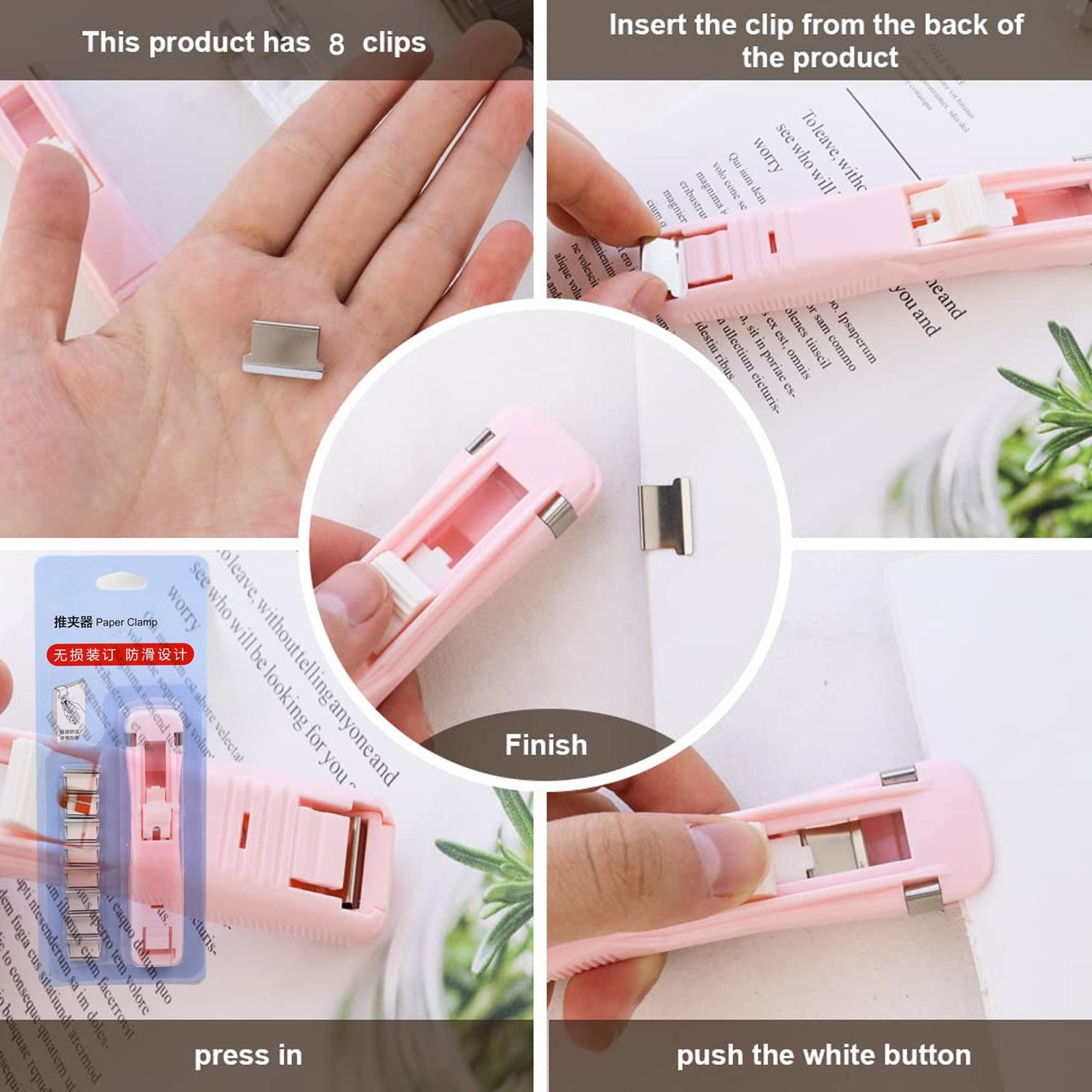 Paper Clamp Dispenser – Reusable Clips, No Holes | Papezo