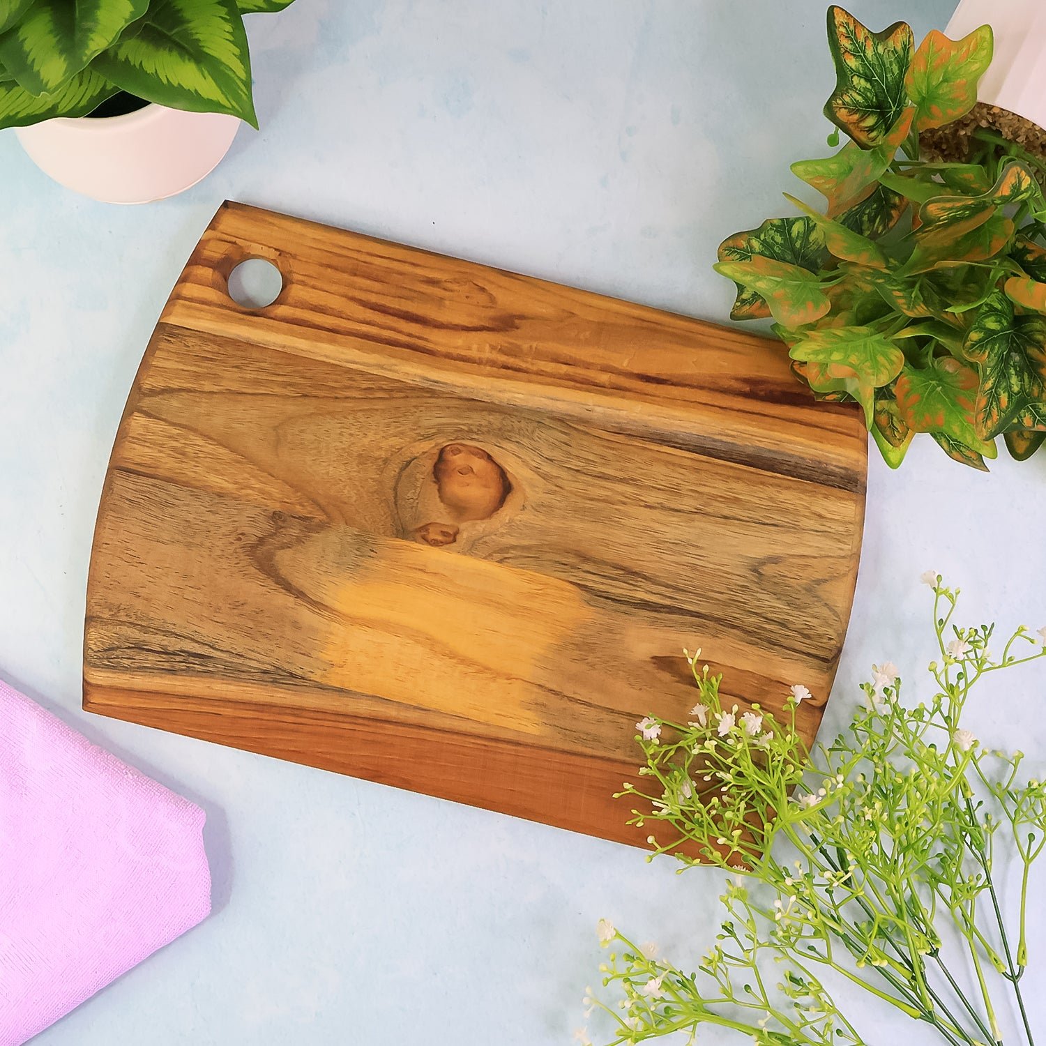Teak Wood Chopping Board – Durable & Heavy Duty Kitchen Essential