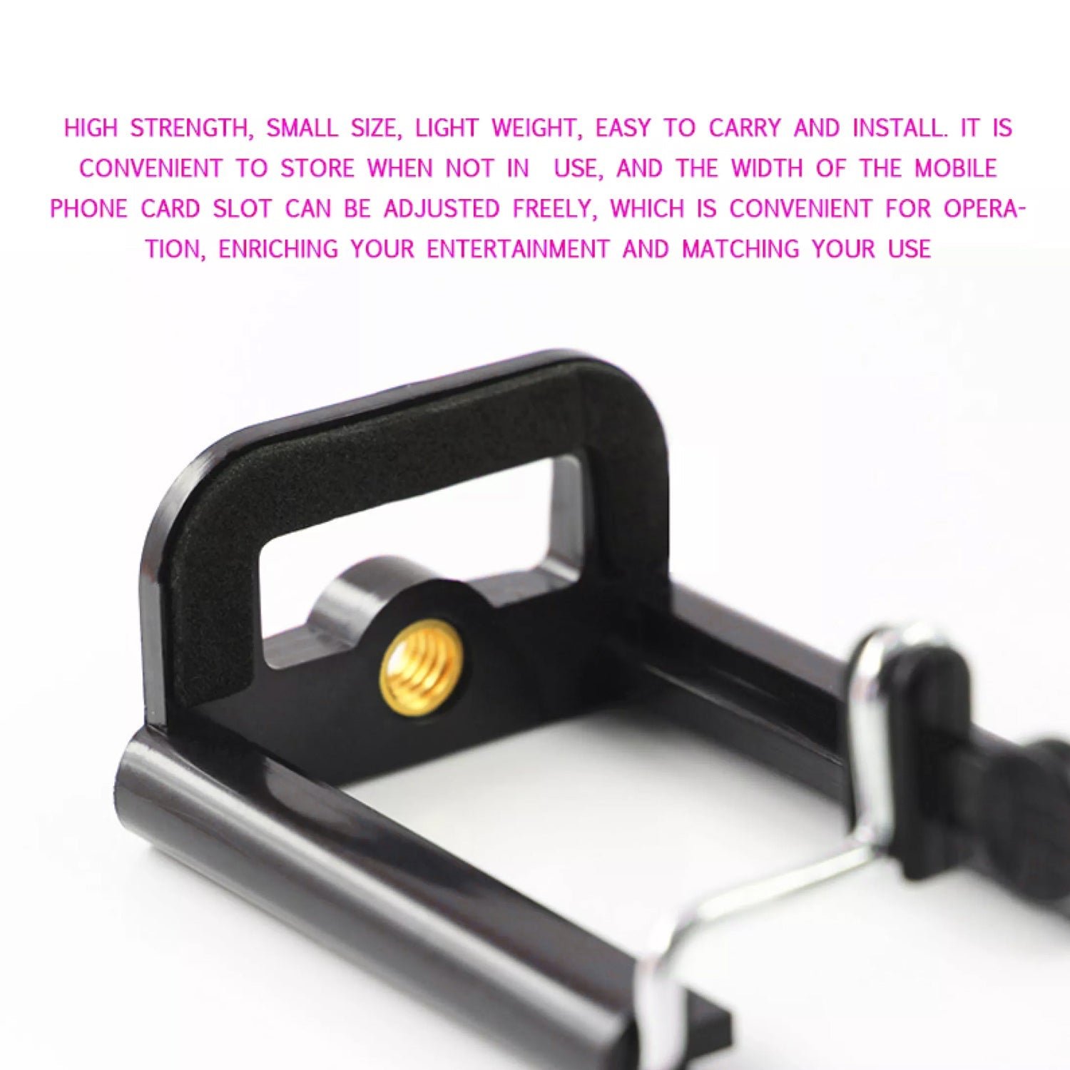 Mobile Holder Attachment – Universal Phone Grip for Tripods | PHOBIA