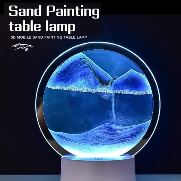 Moving Sand Art Picture – 5 Color Light Changing Decor | Craftily