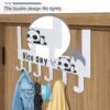 Over Door Hook Hanger Rack – Heavy-Duty 6-Hook Organizer